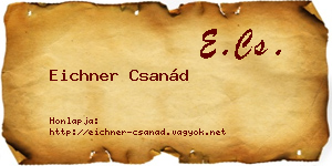 Eichner Csanád névjegykártya