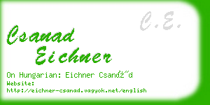 csanad eichner business card